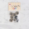 Loren Crafts 8 li Siyah Düğme - 286