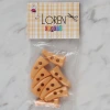 Loren Crafts 8 li turuncu çoban düğme - 134