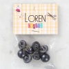 Loren Crafts 8 li Turuncu Düğme - 0146