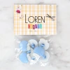 Loren Crafts Bebe Mavi 8li Düğme - 3006