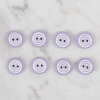Loren Crafts lila 8 li yuvarlak düğme - 450