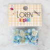 Loren Crafts Mavi 8li Düğme - 3021