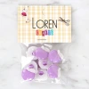 Loren Crafts Mor 8li Düğme - 3003