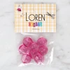 Loren Crafts Mor 8li Düğme - 3061
