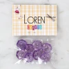Loren Crafts Mor 8li Düğme - 3066