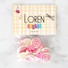 Loren Crafts Pembe 8li Düğme - 3028