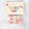 Loren Crafts Pembe 8li Düğme - 3029