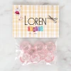 Loren Crafts Pembe 8li Düğme - 3064
