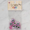 Loren Crafts pembe 8 li nazar boncuğu düğme - 168