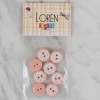 Loren Crafts somon 8 li balık düğme - 569