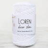 Loren Decor Slim 3 Büküm Makrome İpi Beyaz - L001