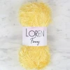 Loren Furry Sarı El Örgü İpi - RF048 - 34059