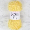Loren Furry Sarı El Örgü İpi - RF048 - 34059