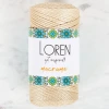 Loren Macrame Bej El Örgü İpi - RM 036 - 34326
