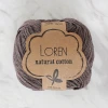 Loren Natural Cotton Kahverengi El Örgü İpi - R069