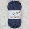 Loren Natural Cotton Lacivert El Örgü İpi - R103