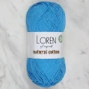 Loren Natural Cotton Turkuaz El Örgü İpi - R091 - 33923
