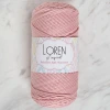 Loren Polyester Soft Macrame Pembe El Örgü İpi - LM042 - 34446