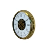 Luxury Gold 60 Cm Çarklı Duvar Saati