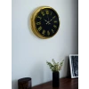 Noble Gold Black 40 Cm Metal Duvar Saati