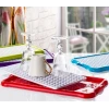 Pratik Lavabo Tezgah Üstü Bulaşık Kurutmalığı Süzmatik 22x40 cm