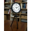 Pure Black Roma Rakamlı Üç Ayaklı Metal Masa Saati
