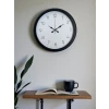 Pure Time Black 40 Cm Metal Duvar Saati