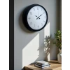 Pure Time Black 40 Cm Metal Duvar Saati