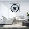 Roma Signature 60 Cm Çarklı Siyah Duvar Saati