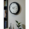 Şaheser Tasarım Zarif Desenli 40 cm Metal Duvar Saati