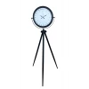 Siyah 24 Saat Göstergeli Özel Tasarım Tripod Ayaklı Saat