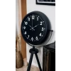 Siyah Asil Standart Stil Tripod Ayaklı Saat