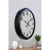 Siyah Klasik 52 Cm Modern Duvar Saati