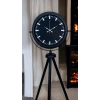 Siyah Lüks Sade Tripod Ayaklı Saat