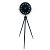Siyah Lüks Sade Tripod Ayaklı Saat
