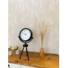 Siyah Metal Mini Tripod Masa Saati 45×26 cm