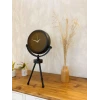 Siyah Metal Mini Tripod Spor Masa Saati 45×26 cm