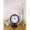 Siyah Metal Retro Masa Saati 25×20 cm