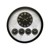 Siyah Sade ve Şık 52 Cm Dünya Saati