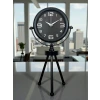 Siyah Zarif Üç Ayaklı Masa Saati