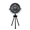 Siyah Zarif Üç Ayaklı Masa Saati