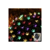 Solar 30 Ledli Çiçekli RGB Bahçe Aydınlatma Dekorasyon Güneş Enerjili