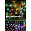 sonx 10 Metre 50 Top Güneş Enerjili Solar Led Işık Dekoratif Rgb