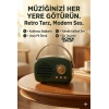 SONX Nostaljik Retro Bluetooth  - FM Radyo, USB ve Bluetooth Kablosuz Hoparlör
