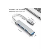 Type-C USB Çoklayıcı Hub | 1x USB 3.0 + 3x USB 2.0 | Yüksek Hızlı Dönüştürücü Adaptö
