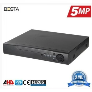16 Kanal Ahd 5MP H265 2 Harddiskli Dvr Kayıt Cihazı Xmeye KD-817HD