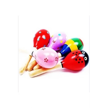 2li Ahşap Marakas Seti