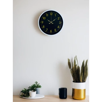 36 Cm Beyaz Klasik Duvar Saati