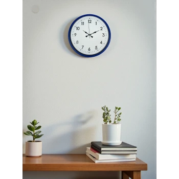 36 Cm Lacivert Dekoratif Duvar Saati