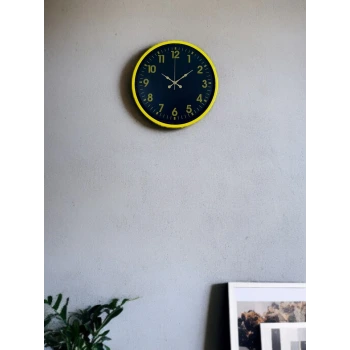 36 Cm Sarı Standart Duvar Saati